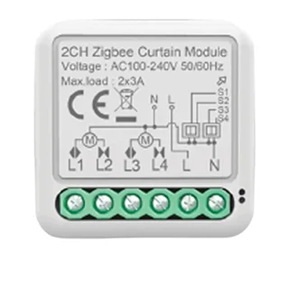 رله پرده دو کانال zigbee